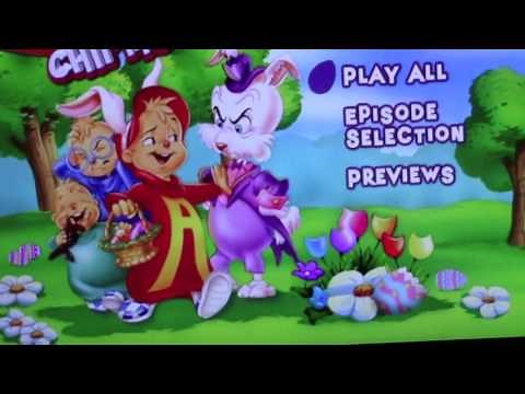 Alvin and the Chipmunks Easter DVD Cover