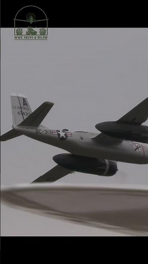 A-26 Invader fly by! #ww2 #wwii #history #aviation #mastersoftheair #airshow #duxford