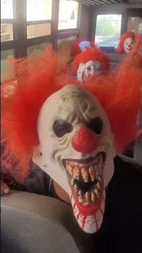 If you ever see Clowns on a school Bus, RUN!! #shorts