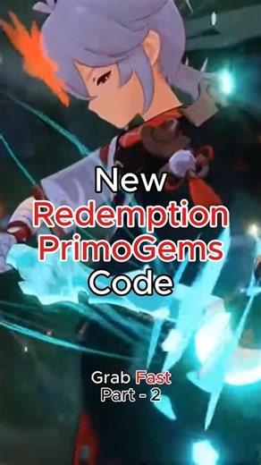 Genshin Impact new primogems Redemption code Grab fast #genshinimpact #shorts