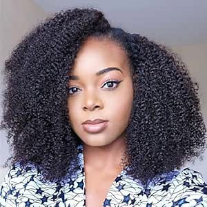 Mongolian Afro Kinky Curly Bundles Human Hair One Single Bundle 10 Inch | 4B 4C Afro Kinky Human Hair Bundles,Curly Weave Bundles,Unprocessed Virgin Hair Afro Curly Hair Extensions for Black Women