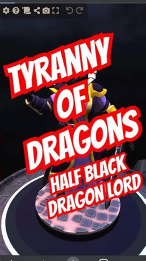 Building a Half Black Dragon Lord (Rezmir)