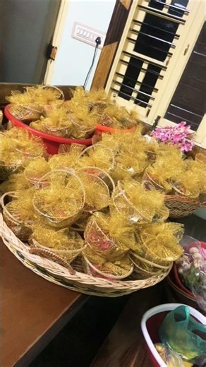 Mehendi ceremony packing ideas and return gifts #viral #trending