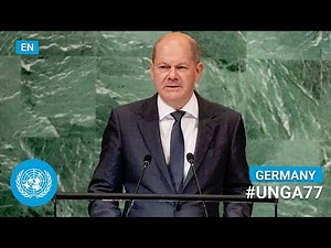 🇩🇪 Germany - Chancellor Addresses General Debate, 77th Session (English) | #UNGA