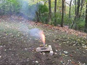 Homemade "Estes" Rocket Motor