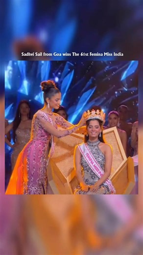 Goa’s Sadhvi Sail Wins Femina Miss India 2026 👑 | 61st Femina Miss India