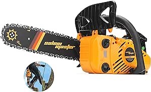 Gas Chainsaw 25.4CC 2-Cycle Arborist chainsaw Top Handle, 12-Inch Professional Chainsaw, Lightweight One-hand Chainsaw, Handheld Petrol Chain Saws for Trees Gas Powered