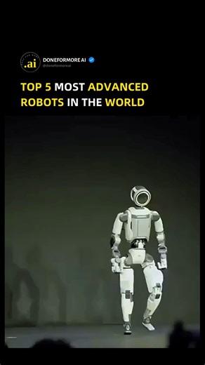 Doneformore AI | Top 5 Most Advanced Robots in the World 🤖 via @FivePointDiscoveries Robotics is advancing faster than ever. From AI brains to human-like... | Instagram