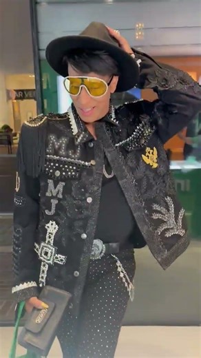 Custom Michael Jackson Jacket Out to The Movies