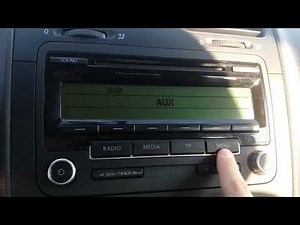 How to turn on the Bluetooth of the VW RCD 310 radio in the VW Tiguan