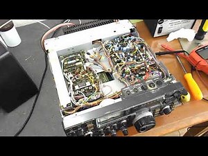 Part One Icom IC745 Fixing cabinet and checking speaker