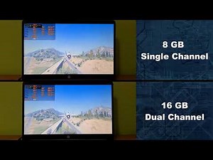 Intel UHD G1 + i3 1005G1 (Single Channel 8GB vs Dual Channel 16GB)