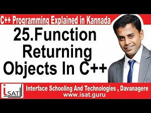 Functions Returning Objects In C++