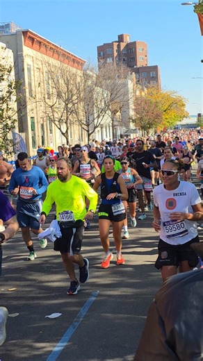 Live from the New York City marathon!! Vernon boulevard and 48th Avenue. | Vinny Grasso