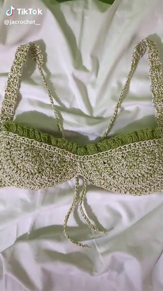 Beautiful Half-Moon Crochet Bra Tutorial