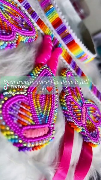 Butterfly Beaded Accessory Set - Native American Inspired Designs