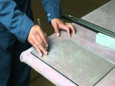 ガラスの曲線切り