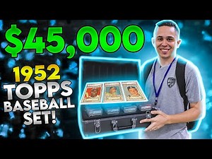 BUYING A 1952 TOPPS BASEBALL SET & MICKEY MANTLE ROOKIE 🤯 Nashville Card Show Day 2 🔥