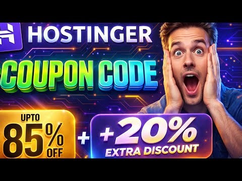Hostinger Coupon Code 2026 🔥 95% OFF Huge Discount (Working NOW!!) + Free Extra Months | Dealdrops
