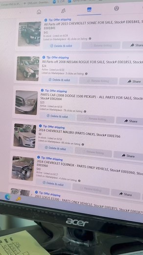 16K views · 274 reactions | Marketplace Requests, so many of them ! Our full parts inventory generates some odd requests #carparts #marketplace #usedbrakes #toyota #chrysler #autorecycling #junkyard #autopartscity | Auto Parts City, Inc. | Facebook