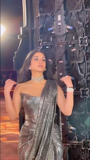 Radhika Merchant Stuns in Chainmail Saree at Sangeet Afterparty ✨👑