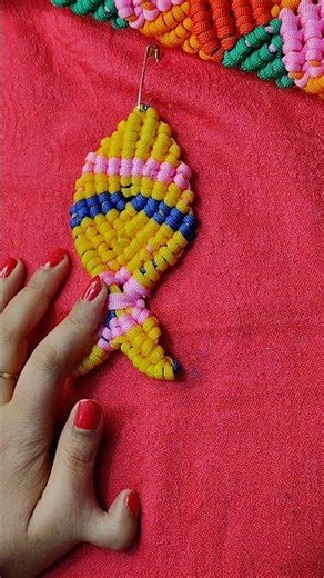 Easy DIY Macrame Keychain Tutorial #shorts​