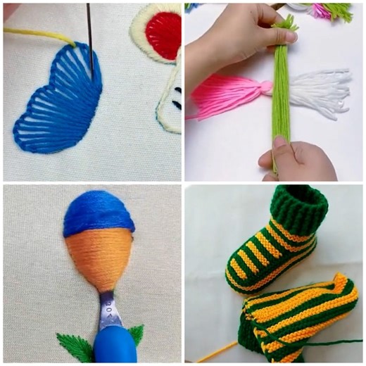 2.4M views · 58K reactions | These embroidery ideas are so yarn good 臨臨 | Simple Life | Facebook