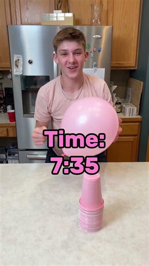 Cup Stacking: Fastest Time Wins! #challenge #funnyfamilygames #familygames