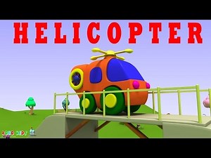 Helicopter Cartoons for Children | Helicopter Videos for Kids | Police Helicopter for Kids