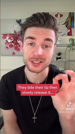 Why people bite their Lip when FLIRTING