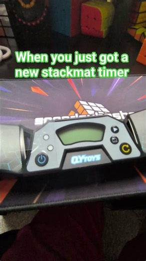 When you just got a new stackmat timer #cubing