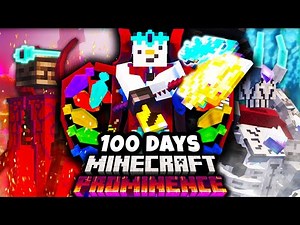 WE Survived 100 Days in Minecraft Prominence 2 [Full Movie]