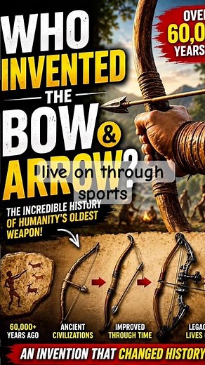Who Invented the Bow and Arrow? #amazingfacts #shorts