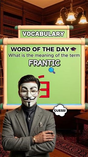 Meaning of frantic #shorts #viral #viralshorts