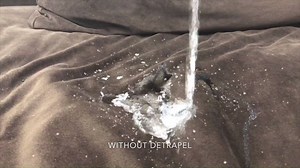 DetraPel is a nanotechnology-based, superhydrophobic liquid repellent spray. Wait, what?! IN SHORT, it has the power to help stop liquids from soaking in to your favorite household leathers and fabrics! You seriously need to watch this video, you won't believe the difference! . . . . . . **We always recommend for you to spot check the product, as different surfaces yield different results - visit detrapel.com or contact us for more details!** | ProofPlus