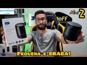 ANKER SOUNDCORE MINI 2 IPX7: Caixa de som com Grave IMPRESSIONANTE! (Análise)