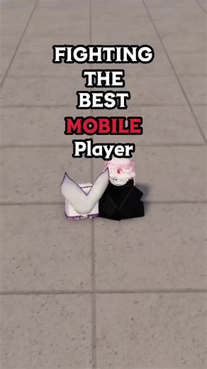 Fighting The Best Mobile player in Tsbg Top 1 Global Currently (His region only) #fyp #xycba #mobile #roblox #tsbg