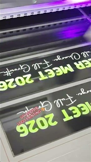 #dj #uv #eco #printing #sticker #love #history #uvprinting UV ACRYLIC LOGO PRINTING 🎨🖼️