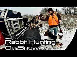 Rabbit Hunting On Snow! Deep Fried Rabbit (Catch & Cook)