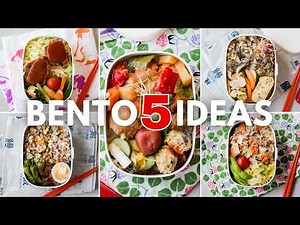 Bento Box Ideas: 5 Days of Bento Packing | Japanese Lunch Box Ideas