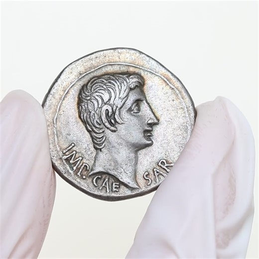 Augustus (27 BC - 14 AD). AR Cistophorus, Ephesus mint, 24-20 BC. Obv. IMP – CAE – SAR. Bare head right. Rev. AVGV-STVS. Six grain ears. RIC I (2nd ed.) 481; RPC I 2214. AR. 11.74 g. 26 mm. R. Rare and choice example, with delicate cabinet tone. Good VF/About EF. 👉 Start price: € 500 👈 🟢 Buy Now Lot 427, Artemide LXIV! 👉 Link in bio 🔝 🎥 Watch our video on https://www.deamoneta.com/auctions/view/1076/427 #numismatics #coins #oldcoins #rarecoin #coincollections #ancientcoins #silvercoins #si