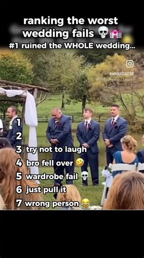 Ranking The Worst Wedding Fails Ever 💀💒 #1 ruined the WHOLE wedding