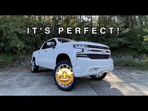 24s and 35s TRANSFORM my leveled 2021 Silverado!