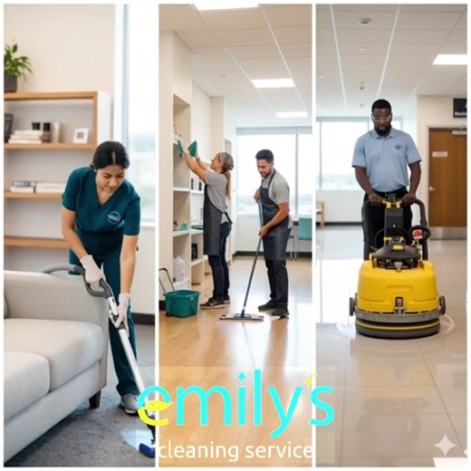 𝐃𝐢𝐝 𝐘𝐨𝐮 𝐊𝐧𝐨𝐰 𝐖𝐞 𝐎𝐟𝐟𝐞𝐫 𝐂𝐮𝐬𝐭𝐨𝐦 𝐉𝐚𝐧𝐢𝐭𝐨𝐫𝐢𝐚𝐥 𝐏𝐫𝐨𝐠𝐫𝐚𝐦𝐬 𝐟𝐨𝐫 𝐋𝐨𝐜𝐚𝐥 𝐁𝐮𝐬𝐢𝐧𝐞𝐬𝐬𝐞𝐬? 🏢 When choosing a cleaning partner for your office, clinic, or warehouse, you need more than just effort; you need a 𝐬𝐲𝐬𝐭𝐞𝐦. At Emily’s Cleaning, our commitment to excellence is achieved through a standardized, professional approach. 𝘏𝘦𝘳𝘦’𝘴 𝘸𝘩𝘢𝘵 𝘴𝘦𝘵𝘴 𝘰𝘶𝘳 𝘴𝘦𝘳𝘷𝘪𝘤𝘦 𝘢𝘱𝘢𝘳𝘵 𝘧𝘰𝘳 𝘜𝘵𝘪𝘤𝘢-𝘙𝘰𝘮𝘦 𝘢𝘳𝘦𝘢 𝘣𝘶𝘴𝘪𝘯𝘦𝘴𝘴𝘦𝘴: 𝗘𝘅𝘁𝗲