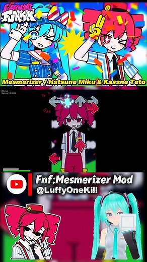 Friday Night Funkin: Mesmerizer / Hatsune Miku & Kasane Teto #mesmerizer #teto #hatsunemiku #voca...