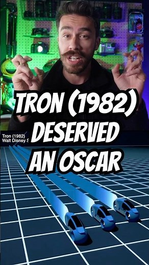 This Movie Deserved an Oscar | Tron (1982) #moviereview #tron #oscars #shorts #funfacts