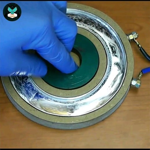 Experiment magnet and liquid mercury 12v motor