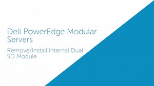 How to Replace Internal Dual SD Module for PowerEdge M830