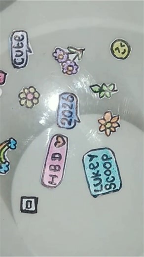 How to make mini sticker 🌼💫#diy #sticker #shorts #subscribe #support #stickermaker #kpopstickers