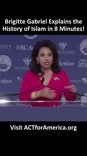 Brigitte Gabriel Explains the History of Islam in 8 Minutes‼️ She was tortured, oppressed, and abused as a child by Muslims for being a Christian in Lebanon. After fleeing for her life, she became an American citizen and has since dedicated herself to saving America from the very forces that tried to destroy her‼️ Islam 101 https://www.facebook.com/share/v/1Wb3M98cqF/?mibextid=wwXIfr https://www.facebook.com/share/v/167tUe2k6A/?mibextid=wwXIfr https://www.facebook.com/share/v/19fRgoCHgg/?mibexti